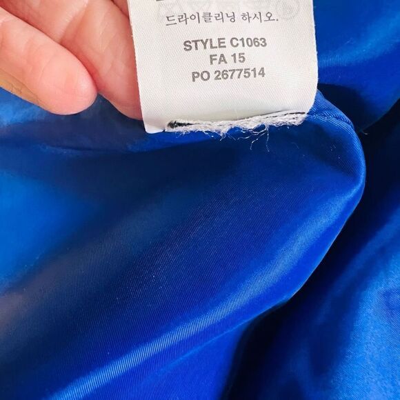 J. Crew Womens Blue Lined Back Zip Long Sleeves Wool Blend Sheath Dress Size 6 - Picture 6 of 8